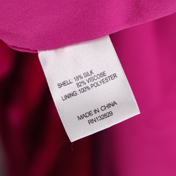 NWT LOVERS & FRIENDS Kimora Crushed Velvet Mini Dress Magenta Pink Size M - Picture 10 of 10